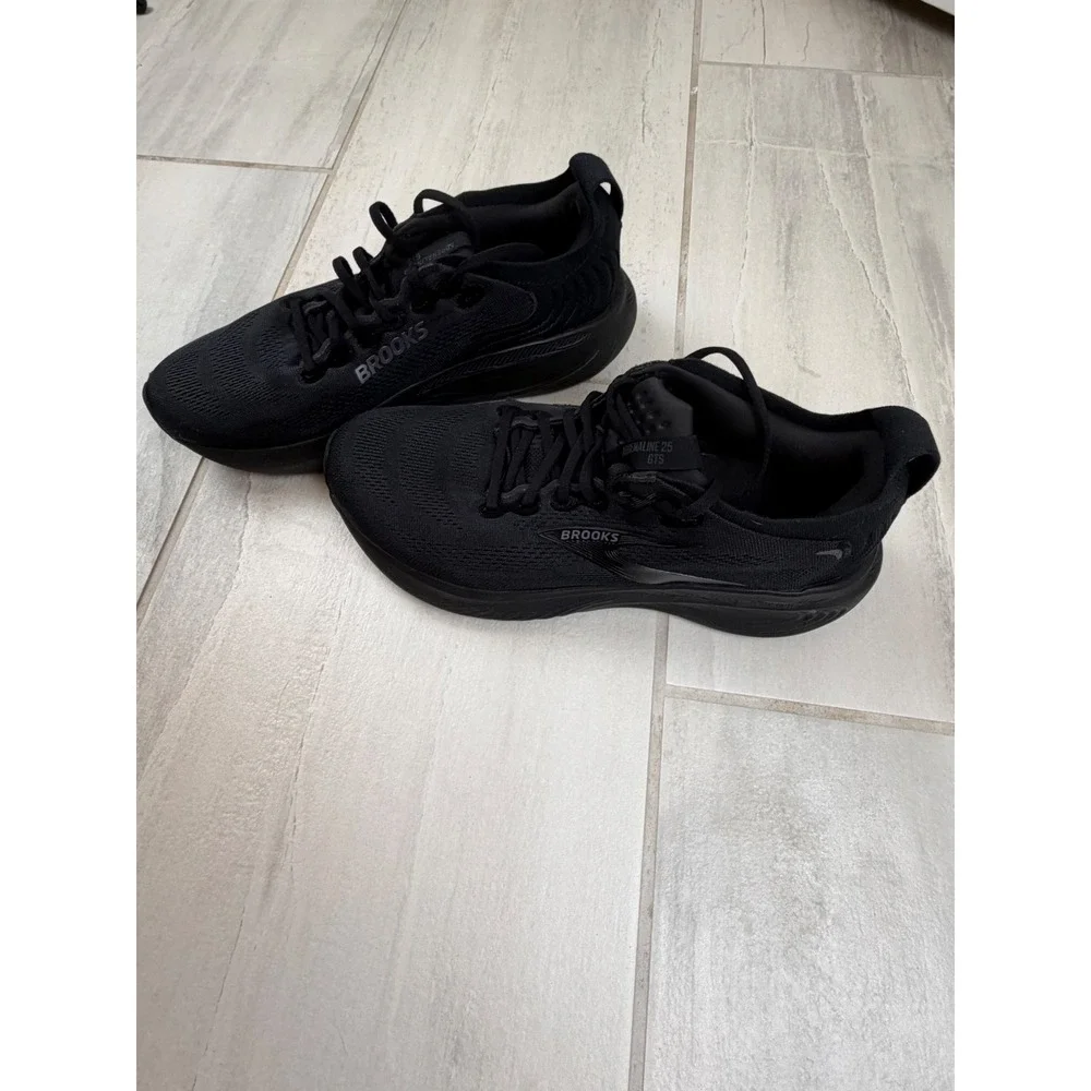 Brooks Adrenaline GTS 25 Mens Running Shoes Black Stability Sneakers 11D